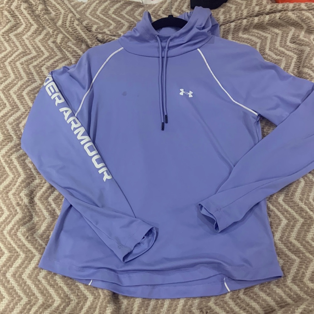 Under Armour Purple hoodie.